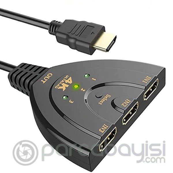 ALLY 3 Port Hdmı Çoklayıcı  Full Hd Hdmi Switch