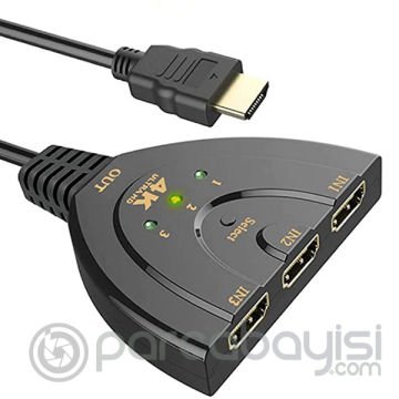 ALLY 3 Port Hdmı Çoklayıcı  Full Hd Hdmi Switch