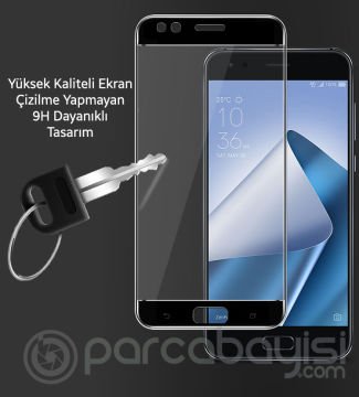 Asus Zenfone 4 Ze554kl 3d Full Kırılmaz Cam Ekran Koruyucu