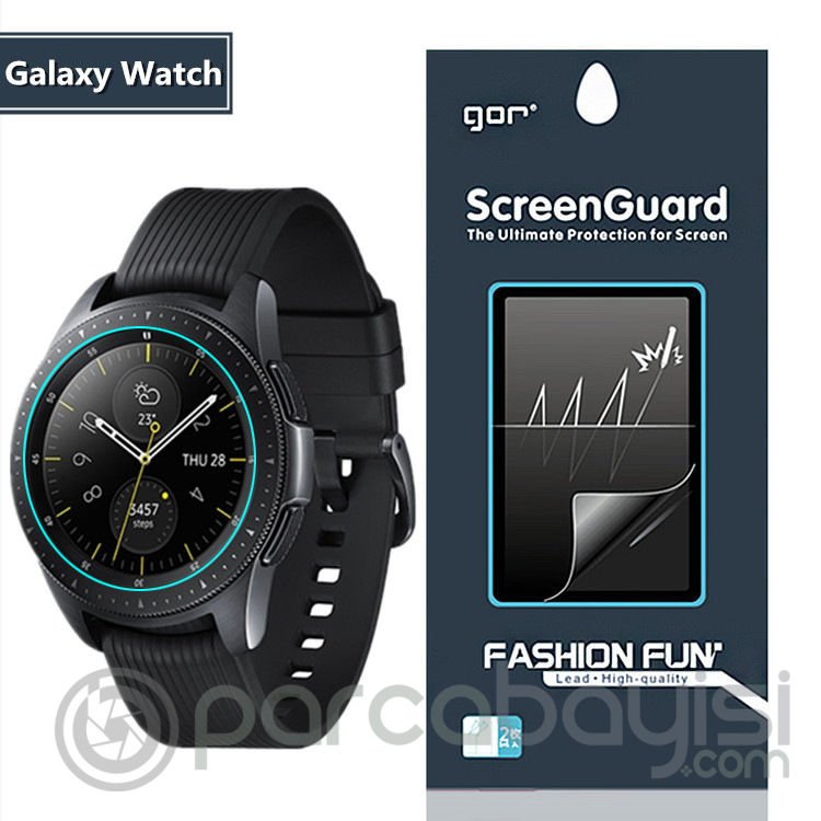 Gor Sm Galaxy Watch 42mm Darbe Emici Ekran Koruyucu 2 Adet Set