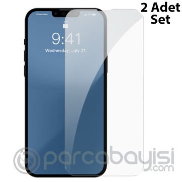 iPhone 13 Mini Tempered Kırılmaz Cam Ekran Koruyucu 2 Adet Set