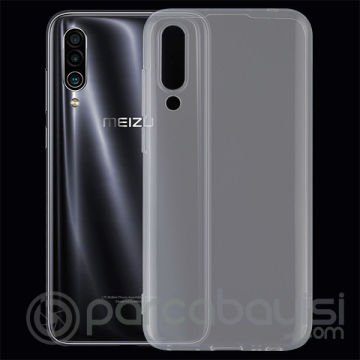 Meizu 16XS  Kamera Korumalı Fit Silikon Kılıf