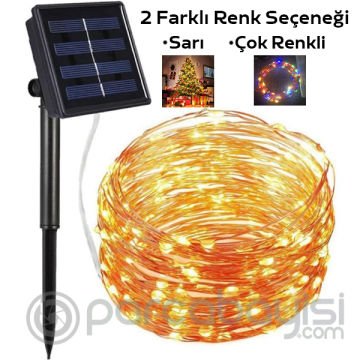 ALLY Solar Güneş Enerjili Dış Bahçe Aydınlatma Su Geçirmez Led 10M
