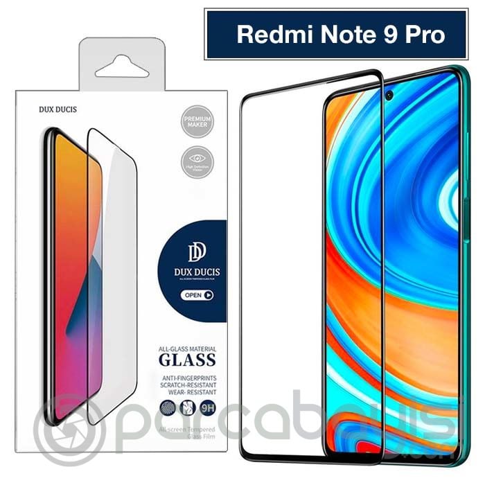 Dux Ducis Redmi Note 9S - Note 9 Pro Tempered Cam Ekran Koruyucu 9D Full Kaplama