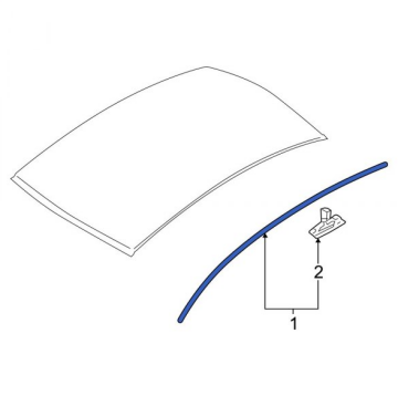 Kia Rio Tavan Çıtası Sağ H/B Orjinal | 872411G200