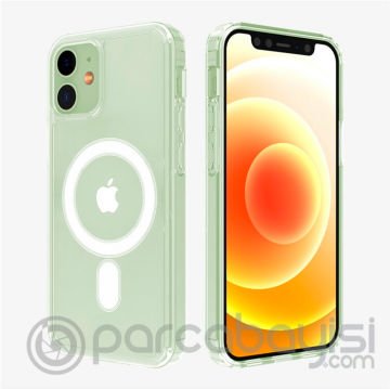 ALLY iPhone 12 - 12 Pro 6.1inç Magsafe Uyumlu Manyetik Kılıf
