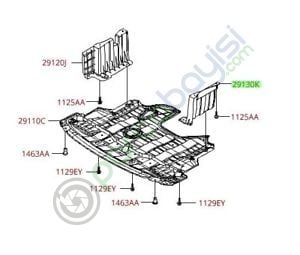 Cerato Alt Panel Koruyucu Sol Orjinal | 29130A7301