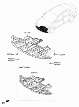 Kia Stonic Karter Muhafaza Bakaliti Orjinal | 29110H8600