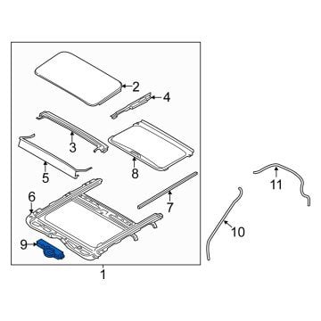 Kia Rio Sunroof Cam Motoru Orjinal | 816313X000