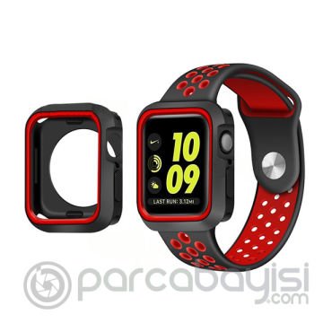 Ally Apple Watch 4 40mm N-Style Çift Renk Silikon Kılıf