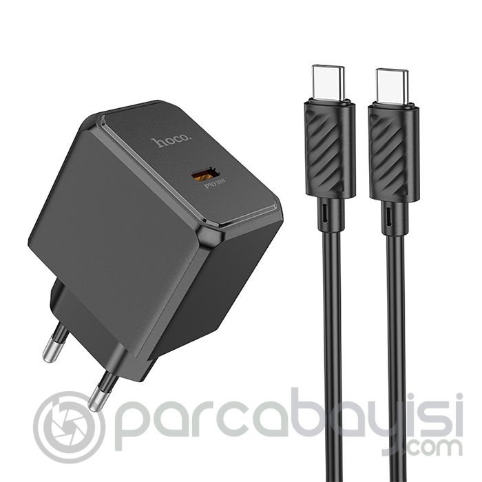 HOCO CS15A 30W Type-C Hızlı Şarj Aleti + Type-C to Type-C Kablo Seti