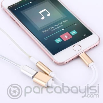Ally iPhone 13-12-11 -XS-8 -7 3.5mm Kulaklık ve Şarj Dönüştürücü
