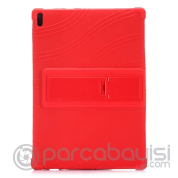 Lenovo Tab E10 TB-X104F Tab 4 10.1 Inch Tablet Standlı Silikon Kılıf