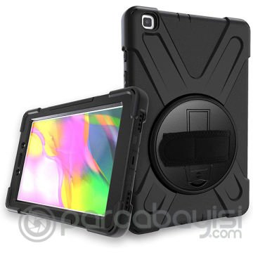 Ally SM Tab A 8.0 2019 SM-T290 T295 Shockproof 3 Katmanlı Standlı Zırh Kılıf