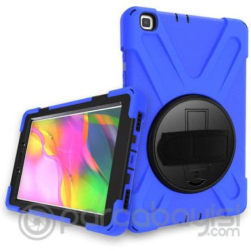 Ally SM Tab A 8.0 2019 SM-T290 T295 Shockproof 3 Katmanlı Standlı Zırh Kılıf