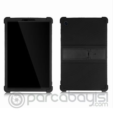 Lenovo M10 Plus Tb-X606 Standlı Silikon Kılıf