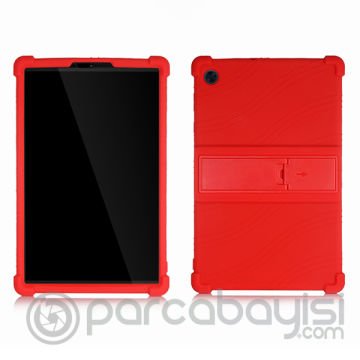 Lenovo M10 Plus Tb-X606 Standlı Silikon Kılıf