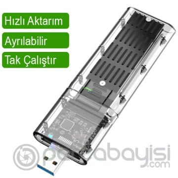 ALLY M2 Sata USB 3.0 Harddisk Kutusu 2230-2242-2260-2280MM kart adaptörü