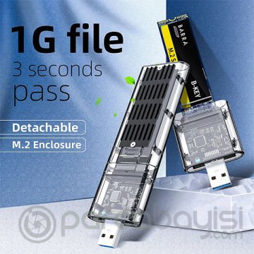 ALLY M2 Sata USB 3.0 Harddisk Kutusu 2230-2242-2260-2280MM kart adaptörü