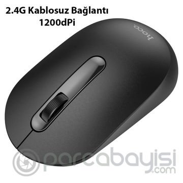 HOCO GM14 Platinium 1200dPi 2.4G Bluetooth Kablosuz Optik Mouse