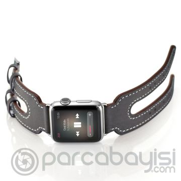 Ally Apple Watch 7-8 41mm 6-5-4 40mm Çift Kayış Kordon Kayış 3-2-1 38mm