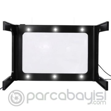 ALLY 2.5X Usb Led Işıklı Boyunluklu Masa Standlı  Büyüteç