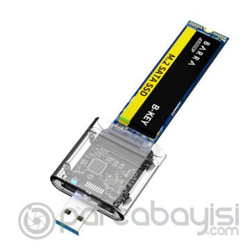 ALLY M.2 Sata USB 3.0 Gen1 SSD 5Gbps Yüksek Hızlı SSD Harddisk Kutusu