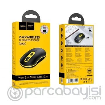 HOCO GM21 Platinium 1600dPi 2.4G Bluetooth Kablosuz Optik Mouse