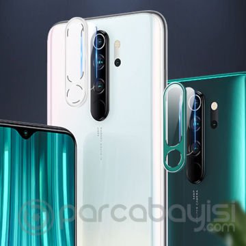 Xiaomi Redmi Note 8 Pro Kamera Koruma Cam+ Metal Lens Seti