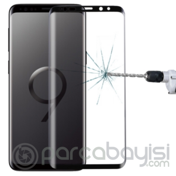 Samsung Galaxy S9 3D Full Kaplama Kavisli Kırılmaz Cam Ekran Koruyucu
