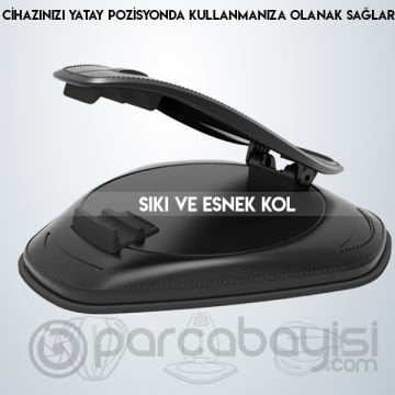Ally Universal Araç Torpido Üst Vantuzlu Telefon Tutucu