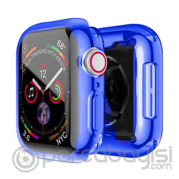 ALLY Apple Watch 7-8 41mm 360 Koruma Ultra Slim Silikon Kılıf