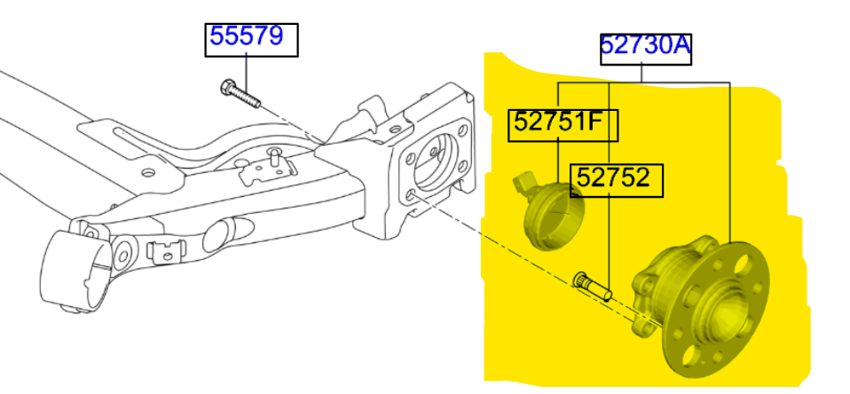 Kia Stonic Arka Porya R/L Orjinal | 52730H8500