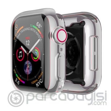 ALLY Apple Watch 7-8 45mm 360 Koruma Ultra Slim Silikon Kılıf