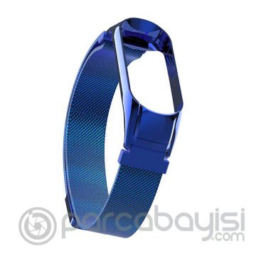 Xiaomi Mi Band 4-3  Metal Kayış Kordon Milano Loop