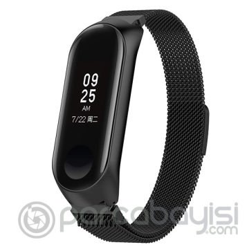 Xiaomi Mi Band 4-3  Metal Kayış Kordon Milano Loop
