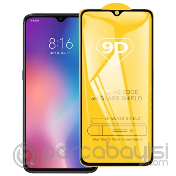 Xiaomi Redmi Note 8 9D Full Glue Tempered Cam Ekran Koruyucu
