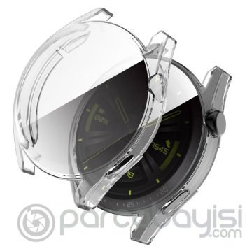 ALLY Huawei Watch GT3 46mm 360 Koruma Ultra Slim Silikon Kılıf