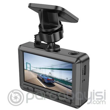 HOCO DV3 Dijital Ekran 1080P Çift Kamera Araç DVR Sürüş Kaydedici Kamera