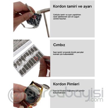 ALLY SC8005 147 Parça Profesyonel Saat Tamir Takımı Set