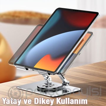 ALLY J18 360 Dönebilen Ayarlanabilir Laptop-Bilgisayar Standı