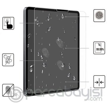 İPad Pro 12.9 2021-2020-2018 Tempered Cam Ekran Koruyucu