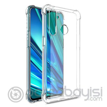 Realme 5 Pro-Realme Q Anti-Drop Darbe Emici Silikon Kılıf