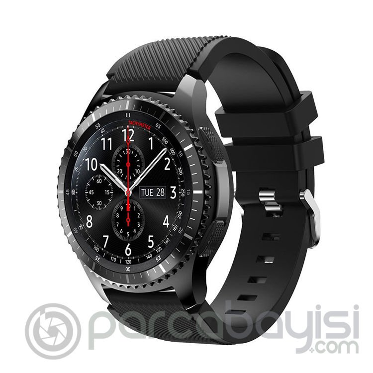 22MM Gear S3 Watch 4 -GT2 GT2E 46MM Kayış,Kordon Silikon Kayış Kordon