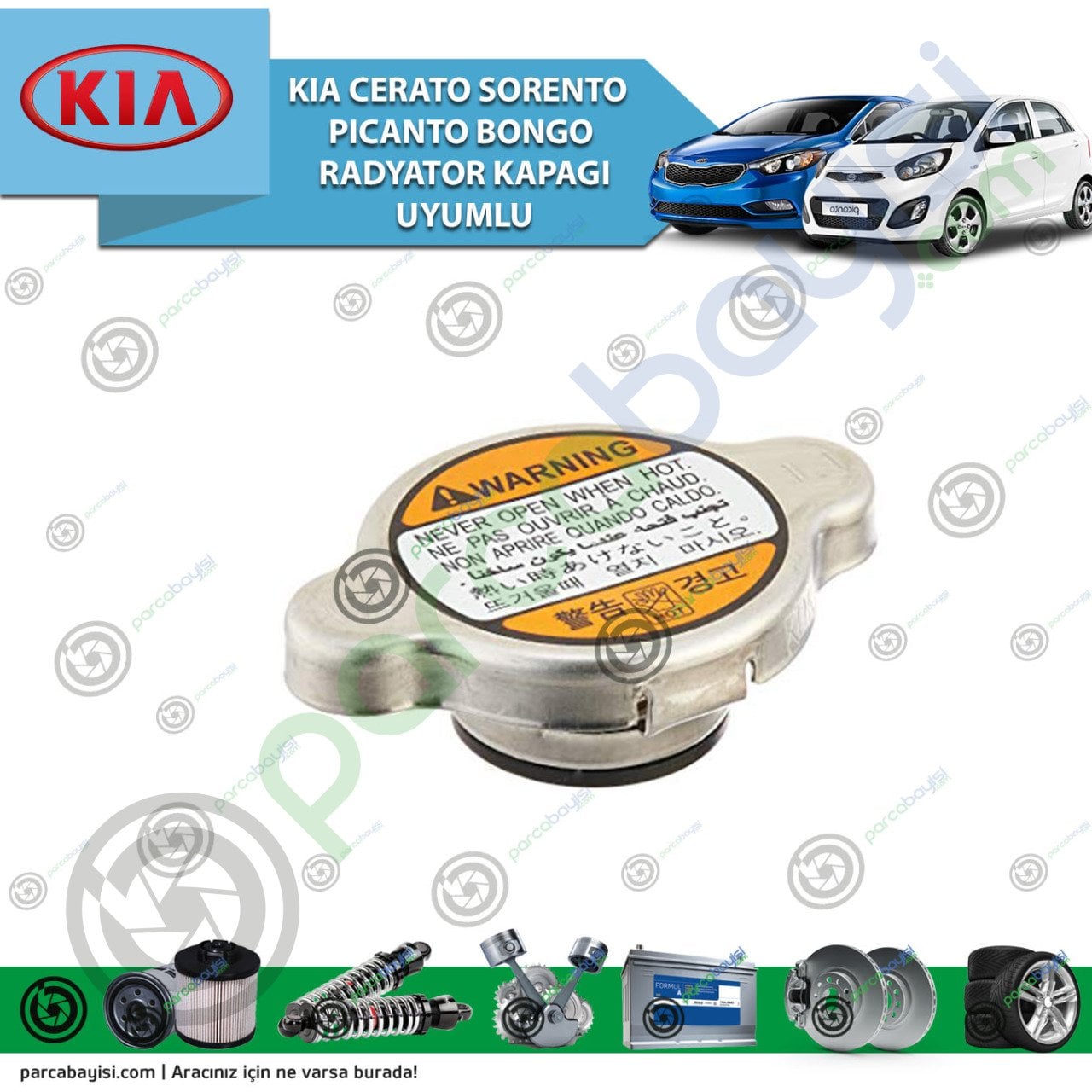 Kia - Hyundai Radyatör Kapağı 1.1  Orijinal | 253303K000