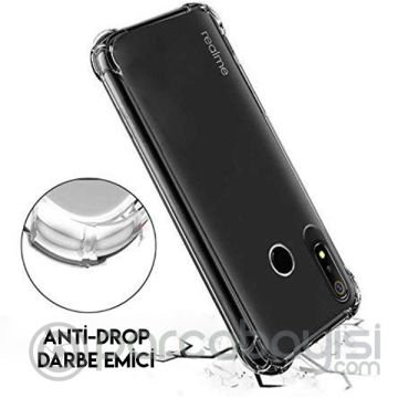 Realme 3 Pro Anti-Drop Darbe Emici Silikon Kılıf