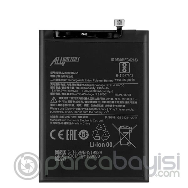 Xiaomi  BN51 Redmi 8 Redmi 8A Pil Batarya