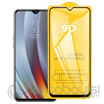 OPPO Realme 3 Pro 9D Full Glue Tempered Cam Ekran Koruyucu