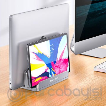 ALLY MC 818 Alüminyum Alaşımlı Dikey Laptop Masaüstü Standı