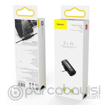 Baseus L46 İPhone 14-13-12,11Lightning Kulaklık+Şarj Usb Adaptörü